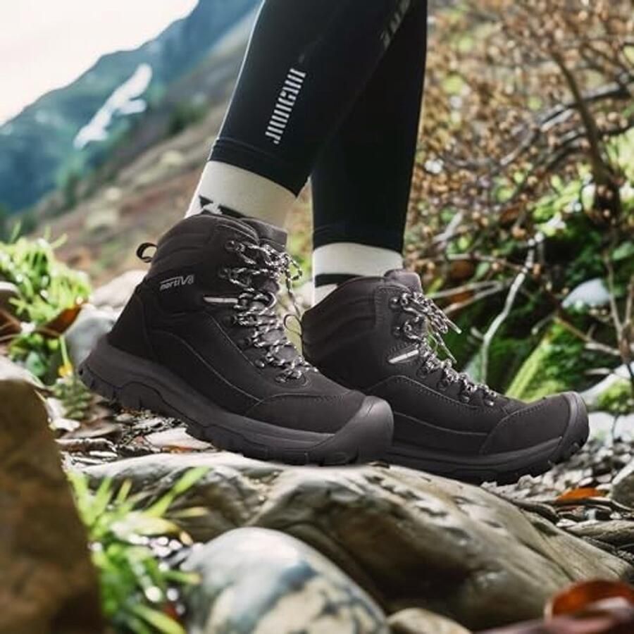 Dames Wandelschoenen Zwart Schoenhoogte Laag