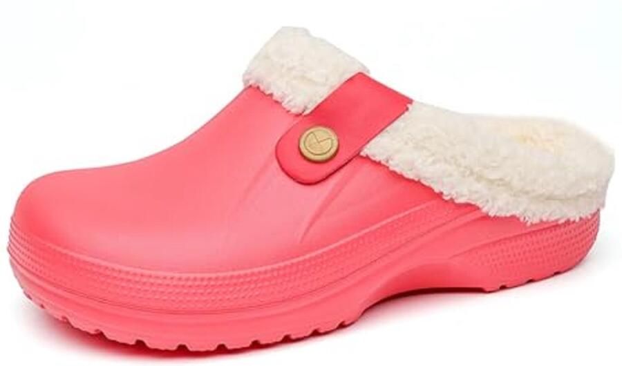 Dames Waterdichte Gevoerde Klompen en Pantoffels voor Binnen en Buiten