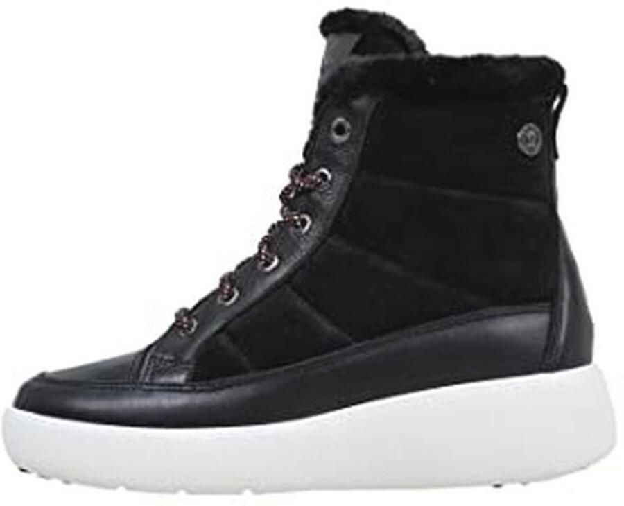 Dames Waterdichte Platte Enkellaars met Vetersluiting