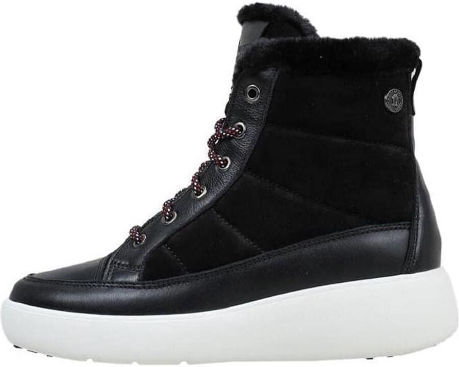 Dames Waterdichte Platte Enkellaars met Vetersluiting