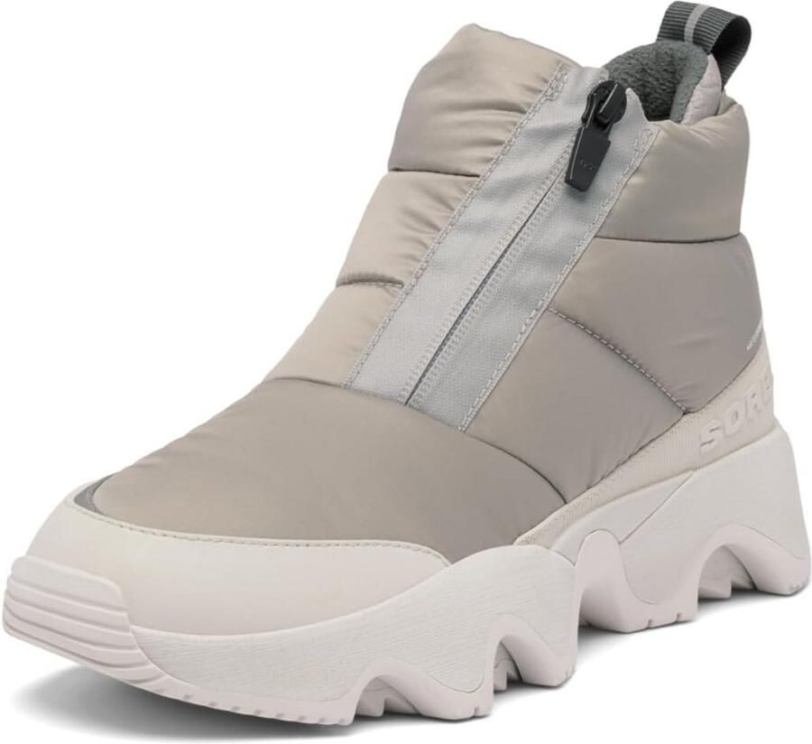 Dames Waterdichte Puffy Winterlaarzen met Rits Warm en Comfortabel