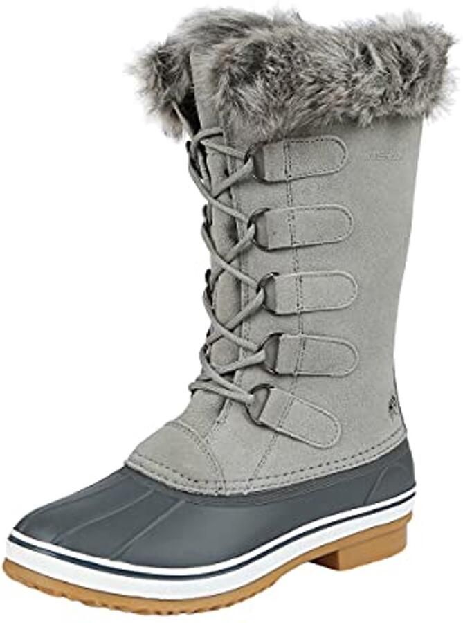 Dames Waterdichte Sneeuwlaarzen voor Winterse Activiteiten