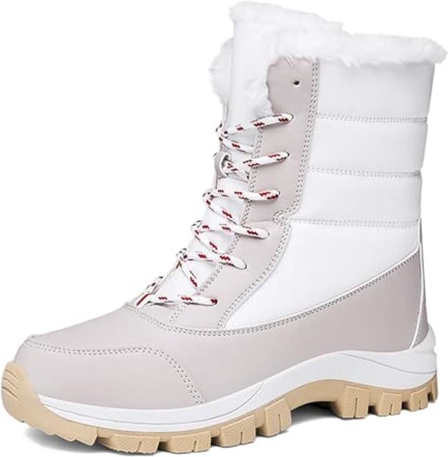 Dames waterdichte winterlaarzen met antislip en warme voering voor trekking en sneeuw