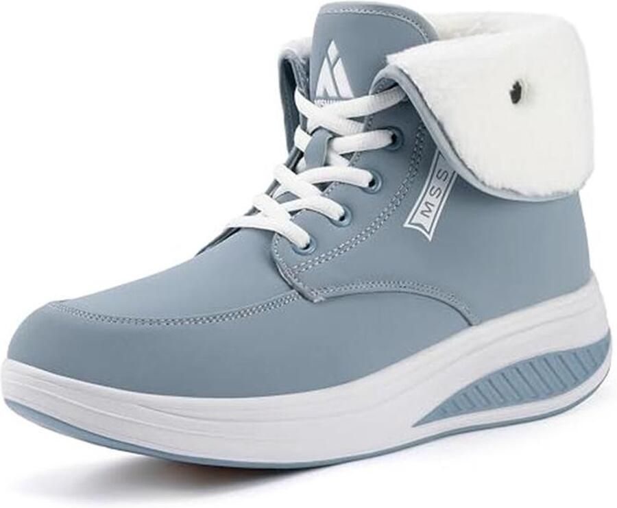 Dames Waterdichte Winterlaarzen met Antislip Zolen en Warme Voering