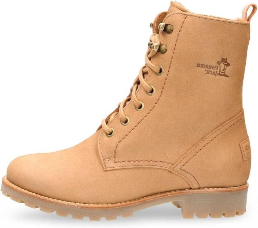 Dames Waterproof Combat Boot met Schapenvacht en Verwijderbare Zool