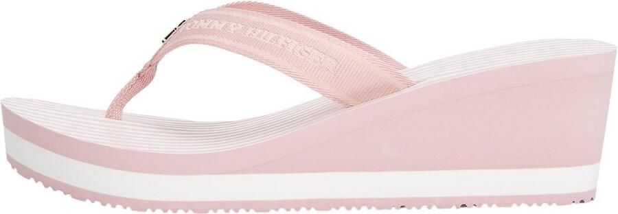 Dames Wedge Beach Sandalen met strepen