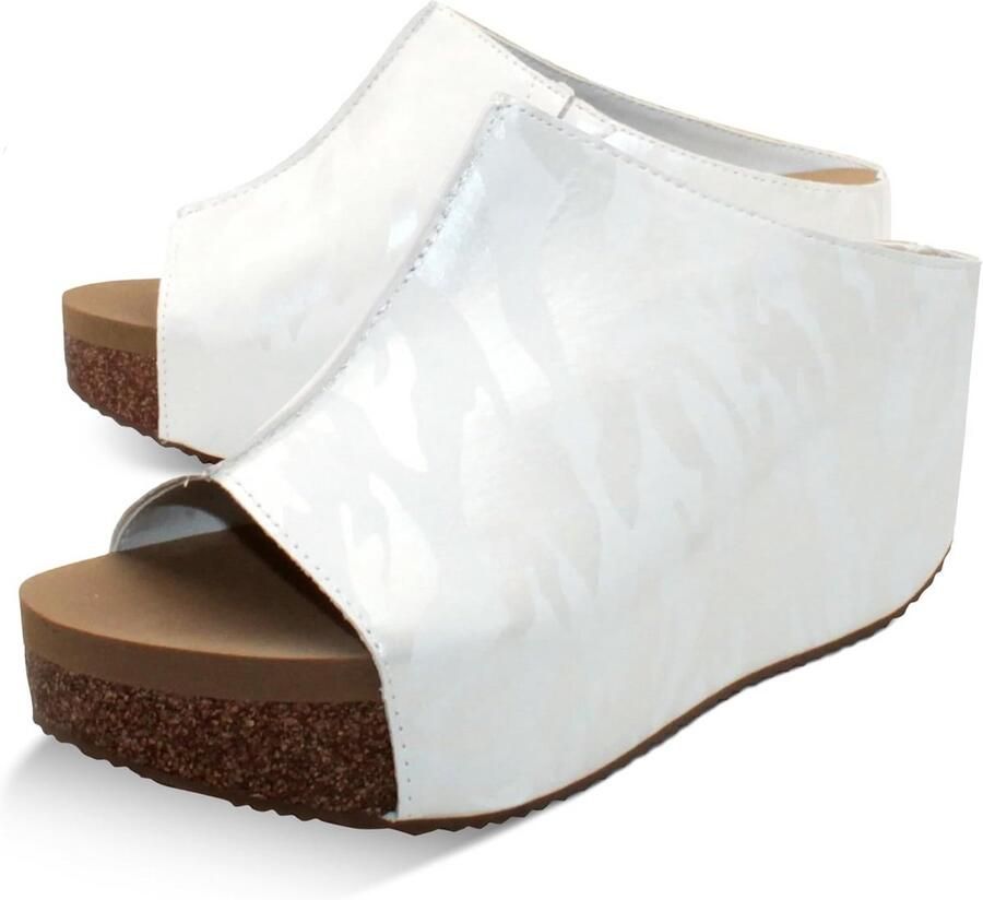 Dames Wedge Sandaal met Suède en Comfortabele Binnenzool