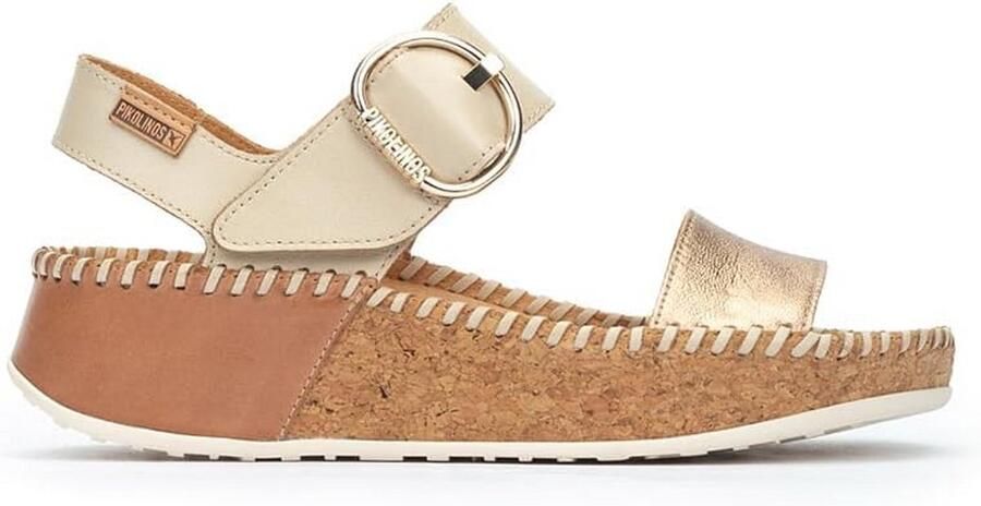 Dames Wedge Sandaal met Verstelbare Bandjes en Comfortabele Hak