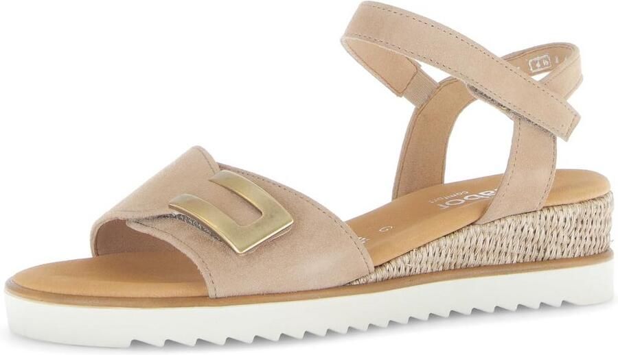 Comfortabele Wedge Sandaal met Bandjes voor Dames Brede Pasvorm