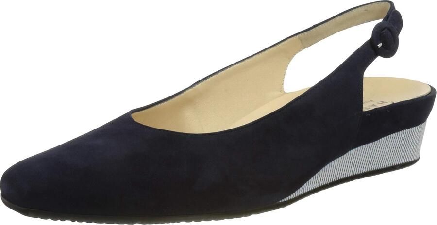 Dames Wedge Sandalen Blauw Ocean