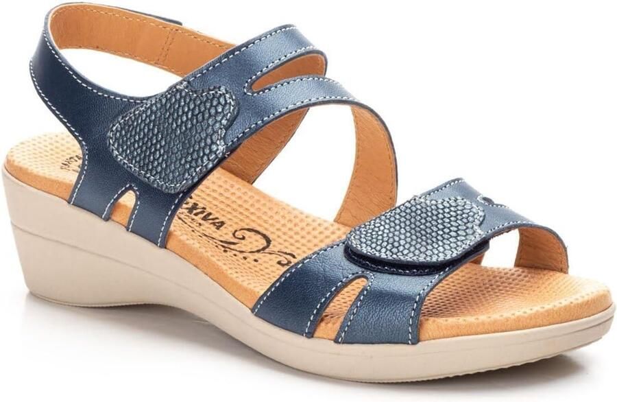 Dames Wedge Sandalen Leer Comfortabel & Stijlvol