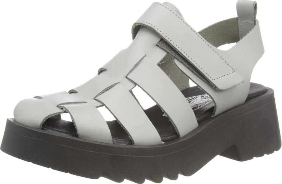 Dames Wedge Sandalen Leer Comfortabel & Verstelbaar