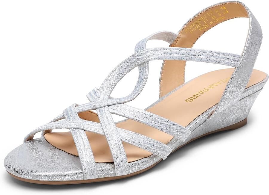 Dames Wedge Sandalen met Bandjes Comfortabele Zomer Schoenen