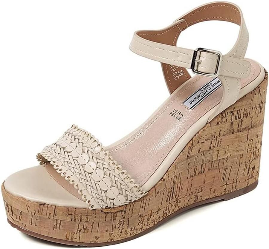 Dames Wedge Sandalen met Gesp Stijlvol en Comfortabel