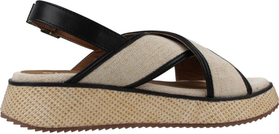 Gioseppo Dames Wedge Sandalen met Kruisband en Gespsluiting