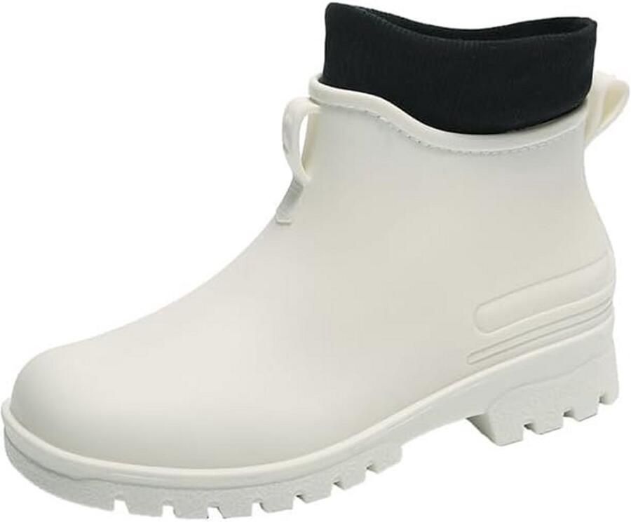 Korte Waterdichte Regenlaarzen voor Dames Antislip Tuin- en Werklaarzen