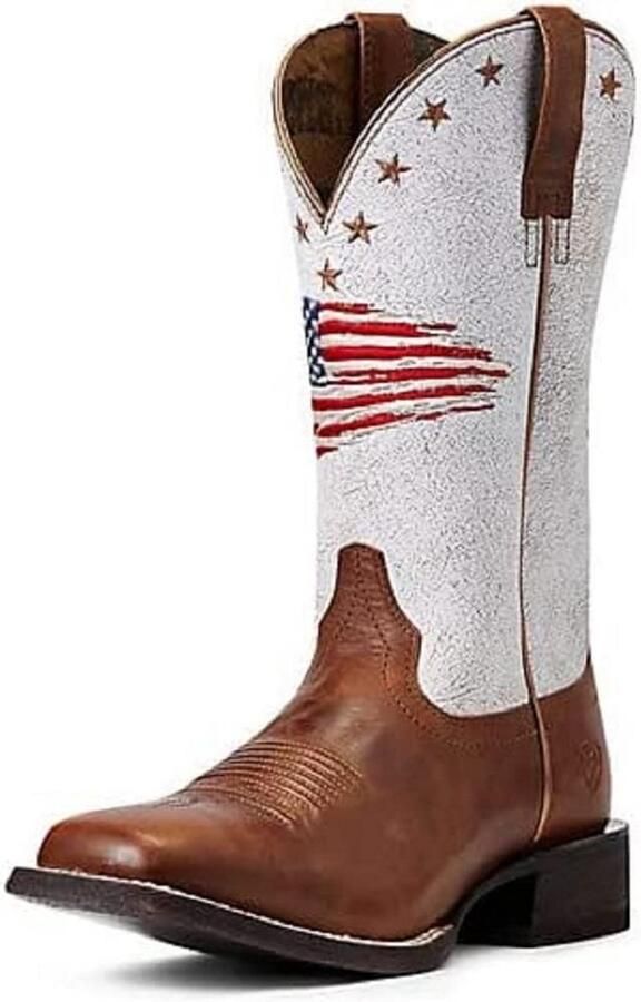Dames Western Laarzen Circuit Patriot Stijlvolle Ruiterschoenen