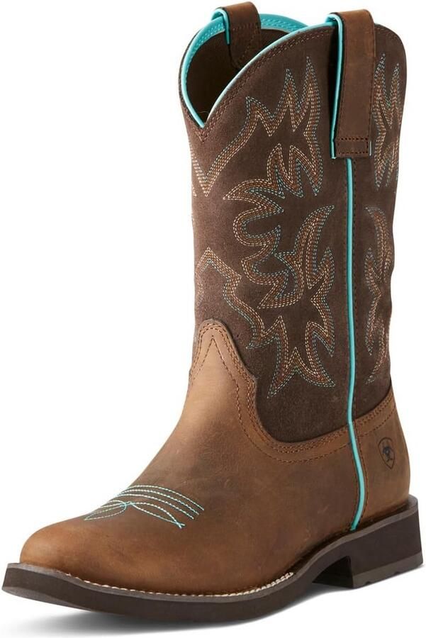 Dames Western Laarzen Rond Neus Duurzame Werklaarzen met 4LR Technologie