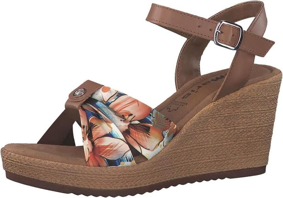 Dames Wigsandaal met Comfortabel Voetbed