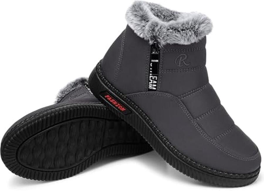 Dames Winter Snowboots met Bontvoering Lichtgewicht Warm en Antislip Enkelboots