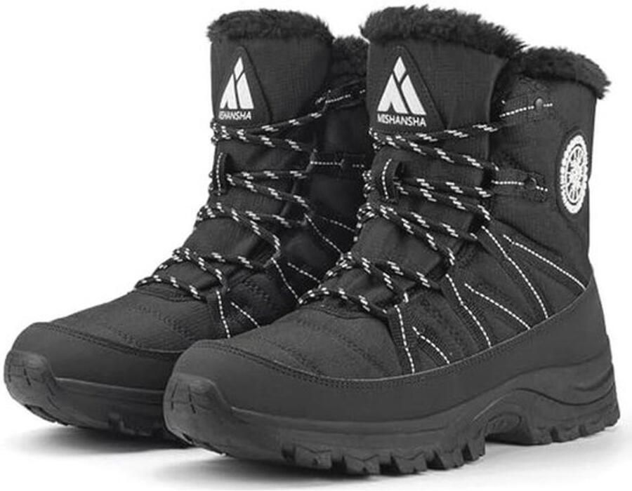 Dames Winterlaarzen Gevoerde Sneeuwboots Warme Outdoor