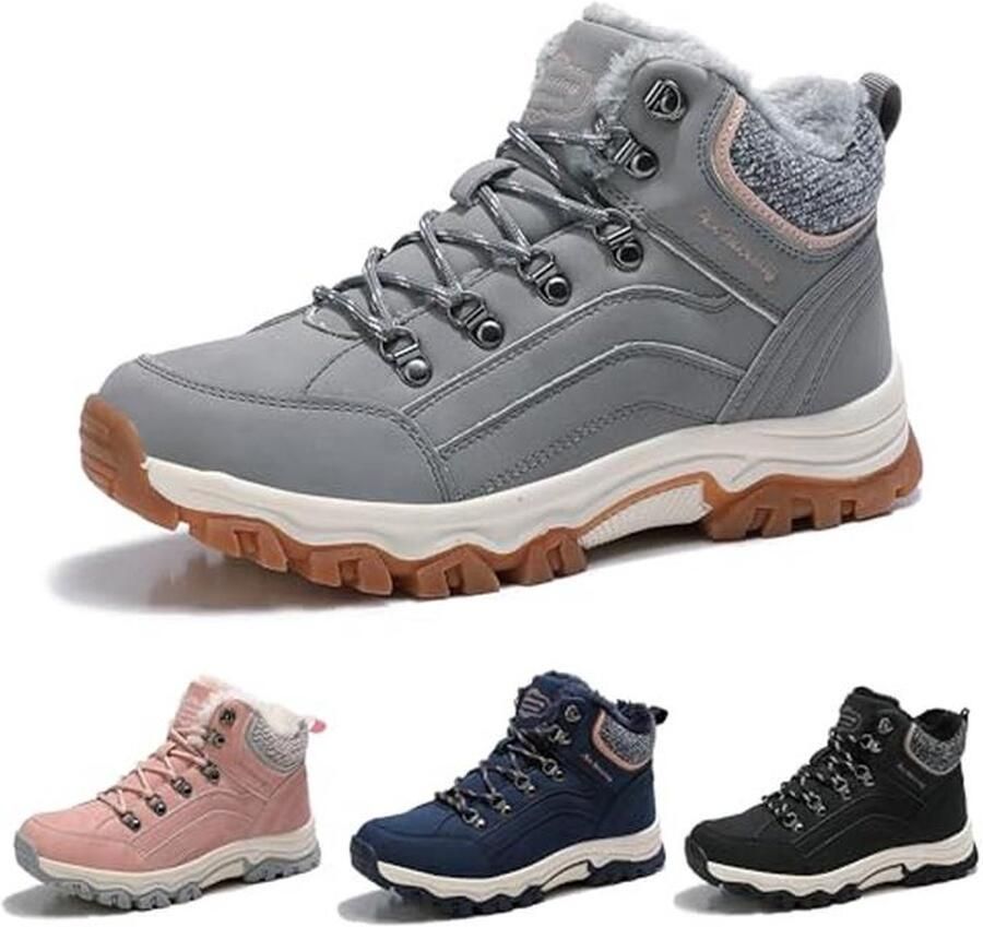 Dames Winterlaarzen Gevoerde Sneeuwlaarzen Werk- en Wandelschoenen