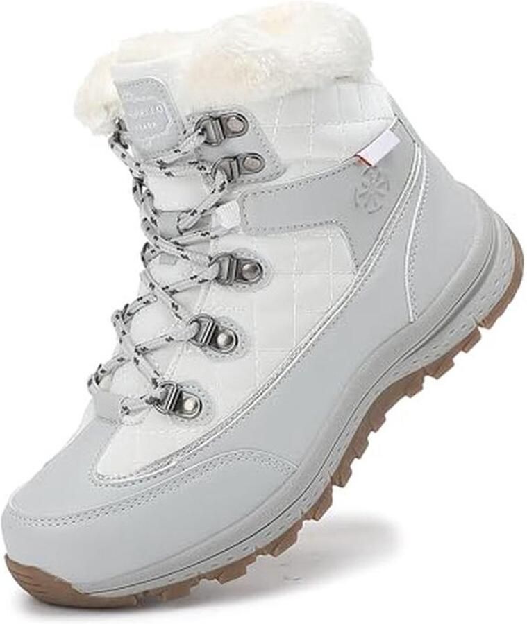 Waterdichte winterlaarzen voor dames warme wandelschoenen met bontvoering