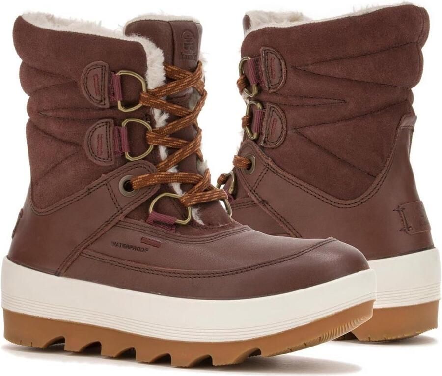 Dames Winterlaarzen Suède Gevoerd Comfortabel Waterafstotend