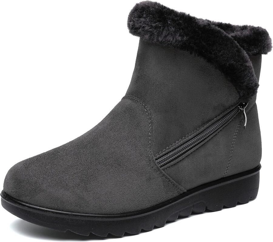 Dames Winterlaarzen Warm Gevoerde Sneeuwlaarzen Korte Laarzen 35-41.5