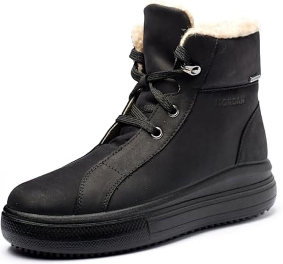 Dames Winterlaarzen Warme Laarzen met Kunstbontvoering Antislip Zool Winterboots voor Vrouwen