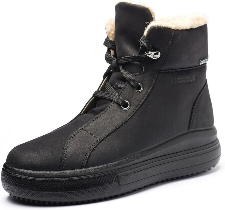 Dames Winterlaarzen Warme Laarzen met Kunstbontvoering Antislip Zool Winterboots voor Vrouwen