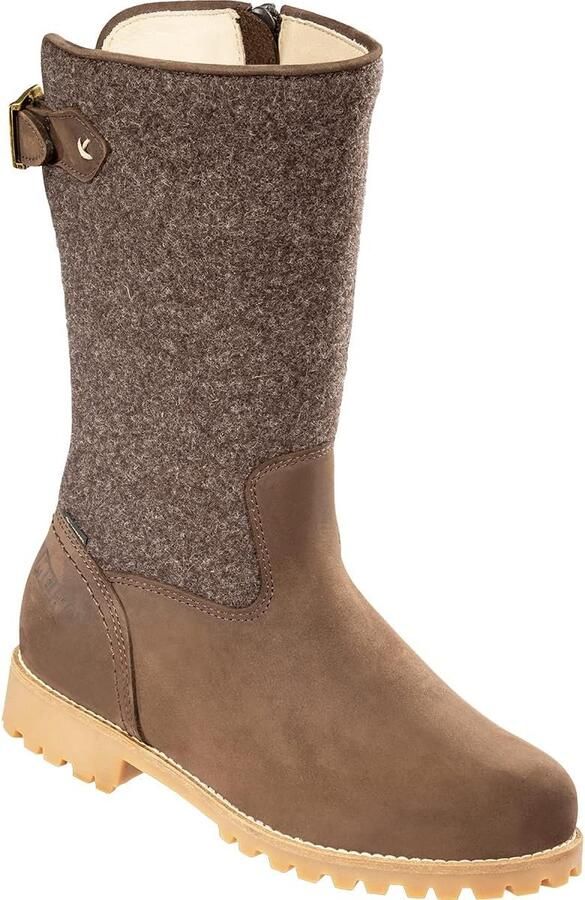 Dames Winterlaarzen Warme Laarzen Winter Wandelingen Waterdicht Gore-Tex Schachthoogte Bruin