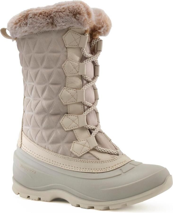 Dames Winterlaarzen Waterdicht Leer Warm en Comfortabel