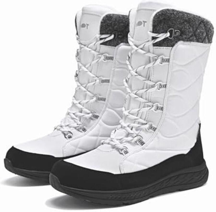 Dames Waterdichte Winterlaarzen met Warme Voering en Antislip Zool