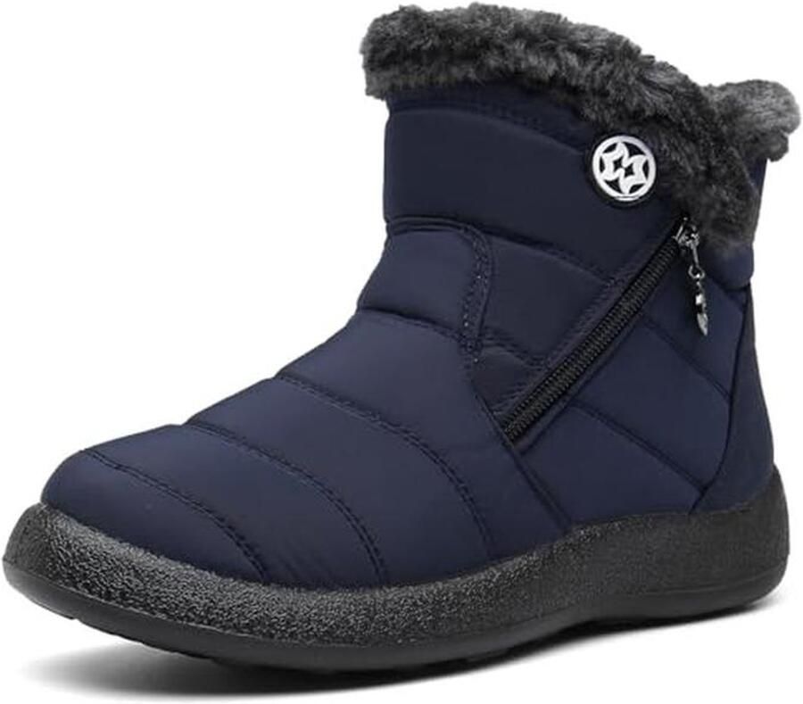 Dames Winterlaarzen Waterproof Warme Enkellaarzen voor Sneeuw