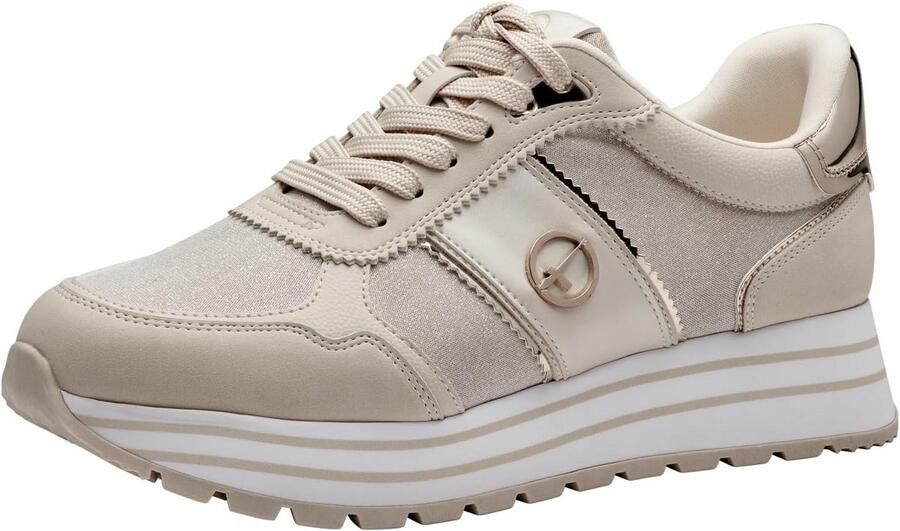 Comfortabele Witte Dames Sneaker Extra Brede Pasvorm