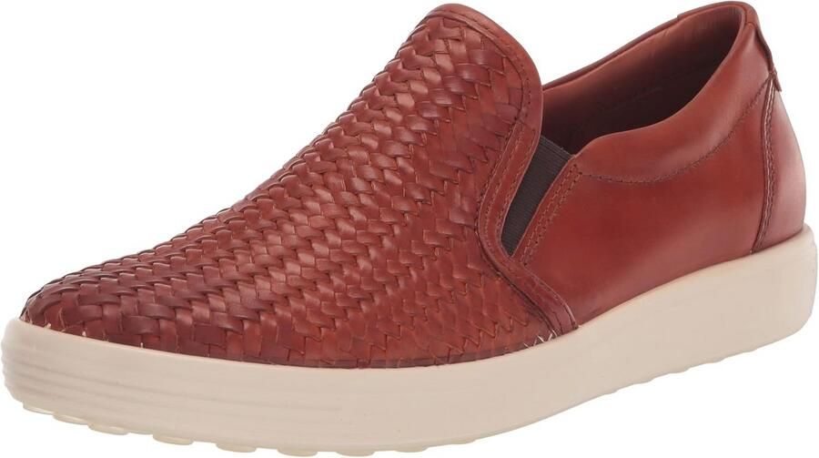 Dames Zachte Instapsneaker met Geweven Details Comfortabele Casual Schoenen