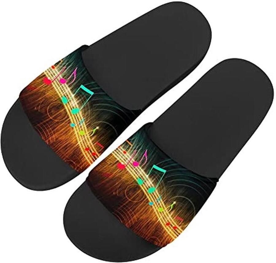 Dames zomer huis pantoffels en open teen bad slippers Zachte en comfortabele glijbanen sandalen