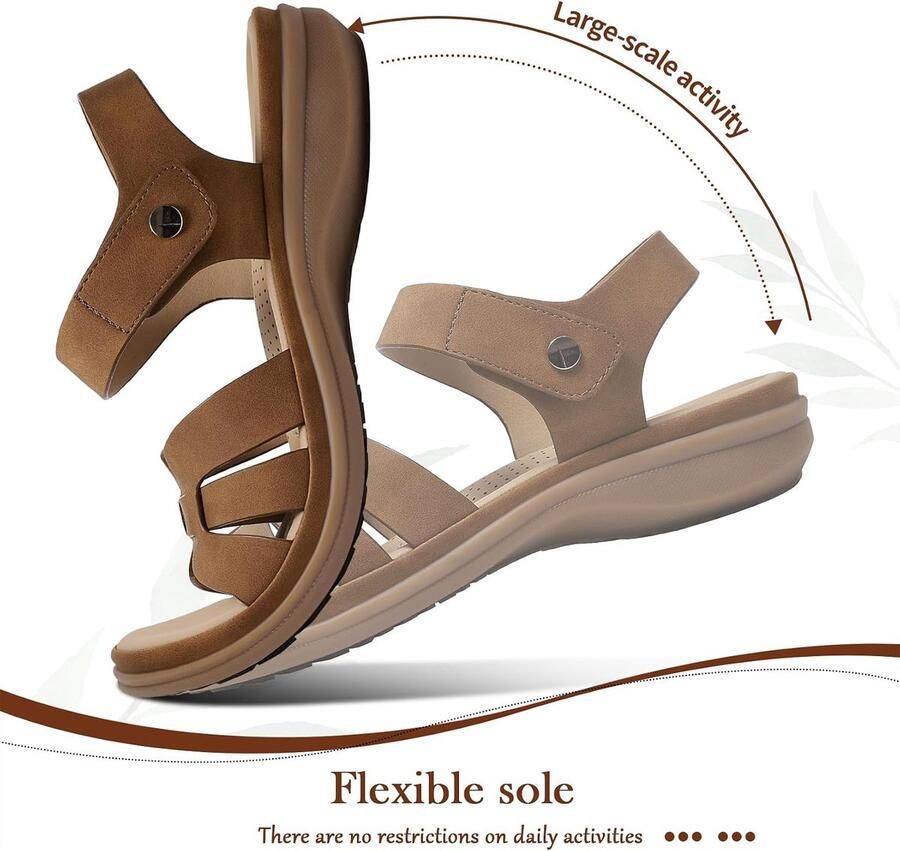 Dames zomer leisure platte sandalen comfortabele schoenen perfect voor warme dagen ShopVlot