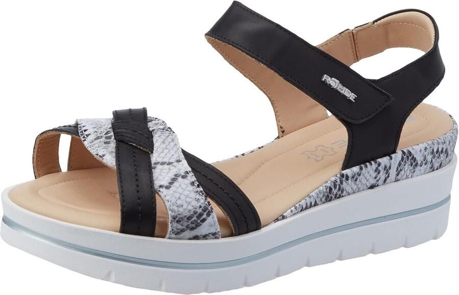 Dames Zomer Sandaal met Wreefband Echt Leer & Comfortabel Voetbed