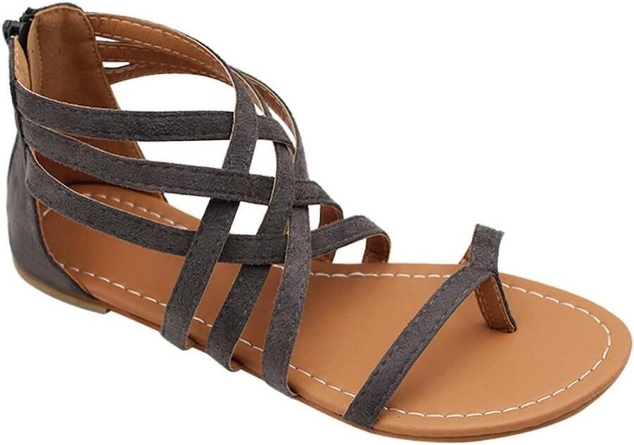 Dames Zomer Sandalen Platte Hak Boho Stijl