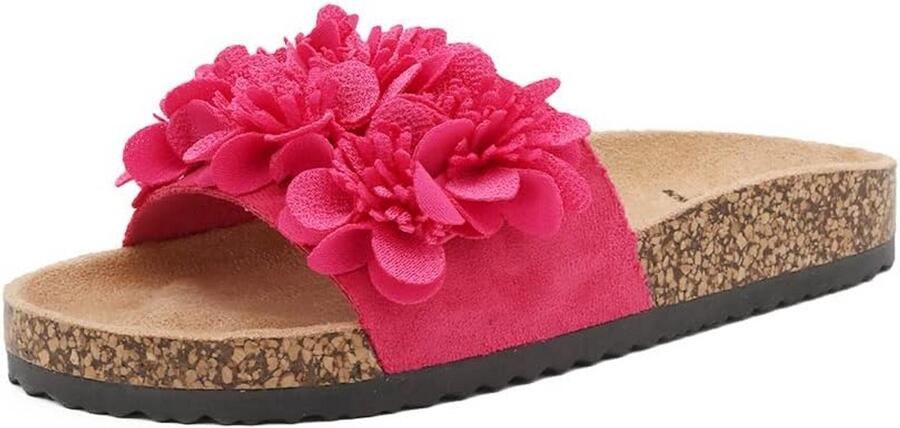 Dames Zomer Sandalen Fuchsia Comfortabel en Stijlvol