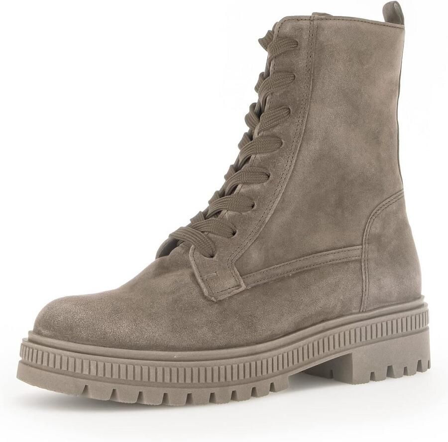 Dames Zwarte Enkellaarzen met Verwisselbaar Voetbed Comfortabele Combat Stijl