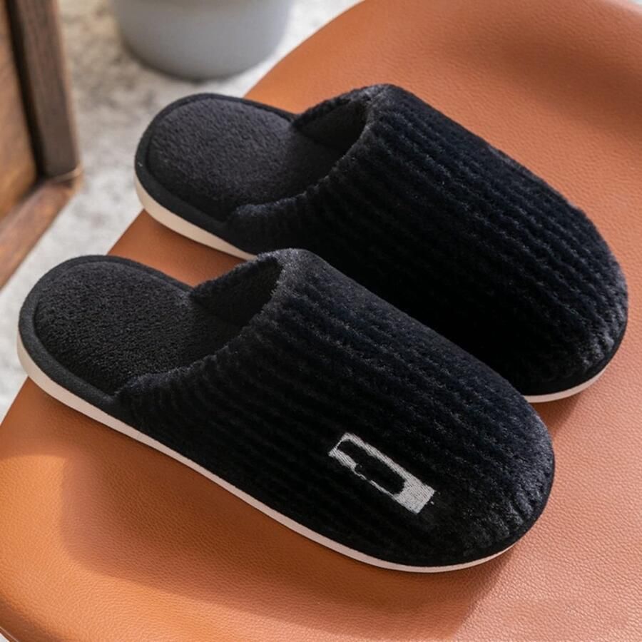 Damespantoffels Comfortabele en warme instappers Wit - Foto 1