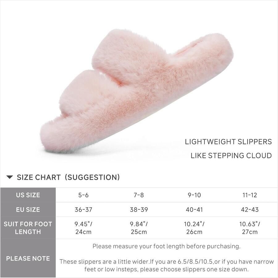 Damespantoffels van traagschuim donzig comfortabel imitatiebont huisschoenen donzig slaapkamer binnen met twee bandjes trendy cadeaupantoffels