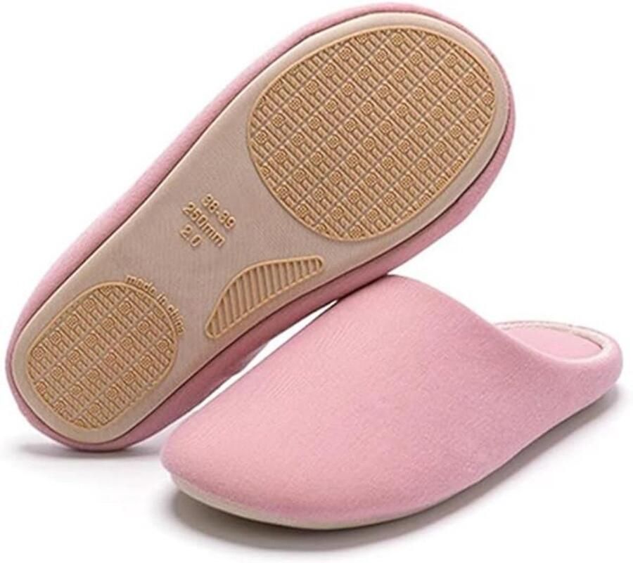 Damespantoffels voor binnen Zachte warme en comfortabele katoenen pantoffels Winterpantoffels voor dames met antislipzool Stille katoenen pantoffels Warme katoenen pantoffels voor binnen