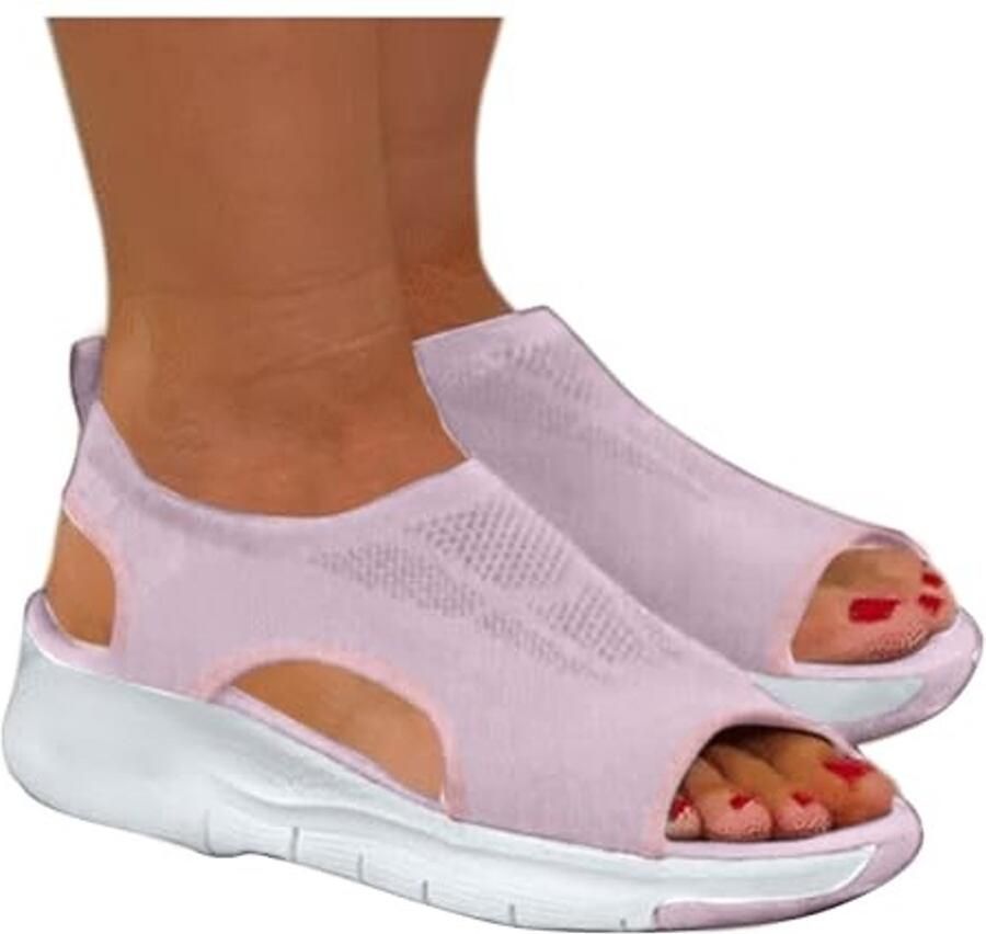 Damessandalen Casual Slip-on Roze - Foto 1
