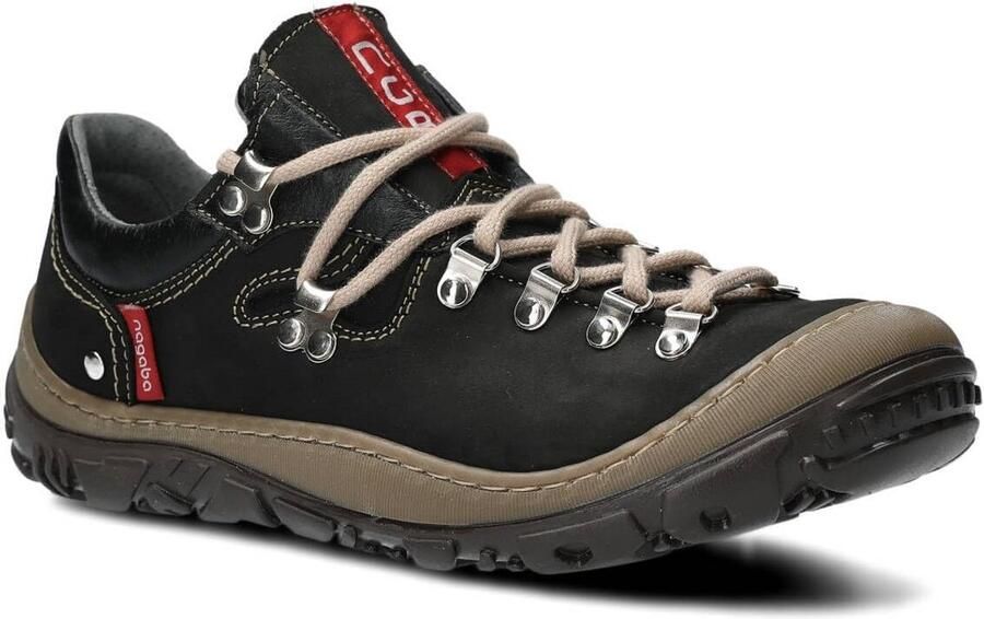 Damesschoenen Leer Wandelschoenen Trekking Casual Lage Veterschoenen