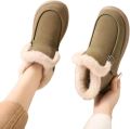 Damesschoenen XS geschikt voor voetlengte Snowboots Gevoerd met dikke fleece Warm & comfortabel Platte zool Katoenen laarzen met zachte zool Outdoor- winterschoenen Geschikt voor warmte in de winter enz - Groen