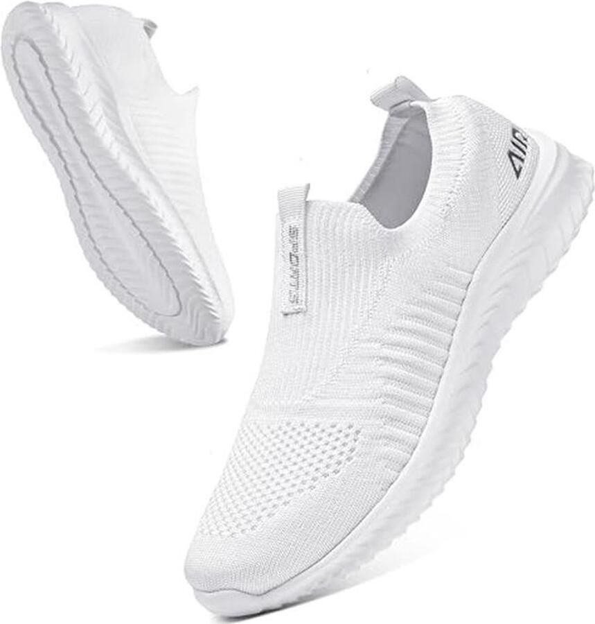 Damesschoenen Slip On Sneakers met Geheugen Foam Comfortabele en Lichtgewicht Sportschoenen